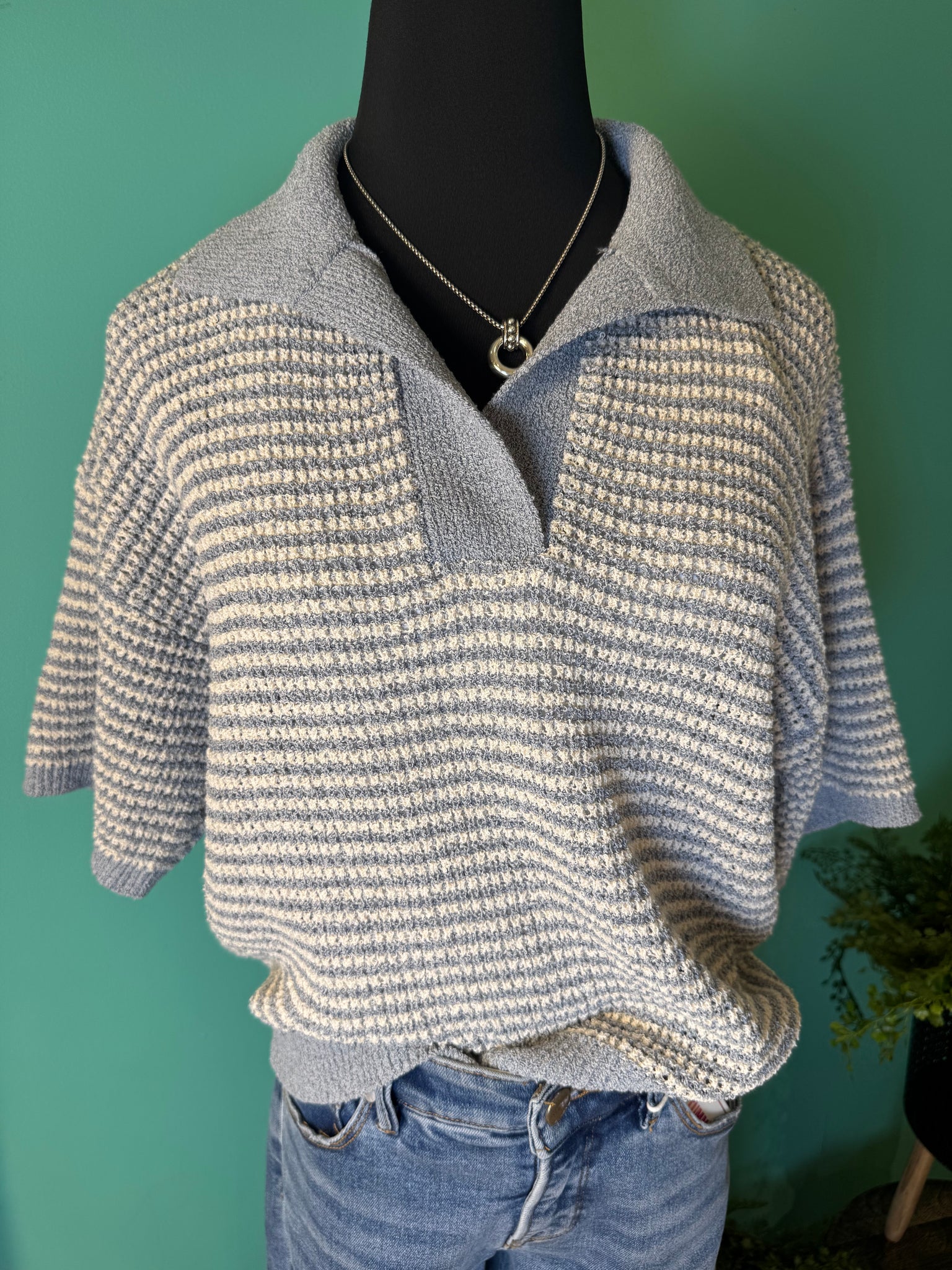 The Blues Knit Sweater