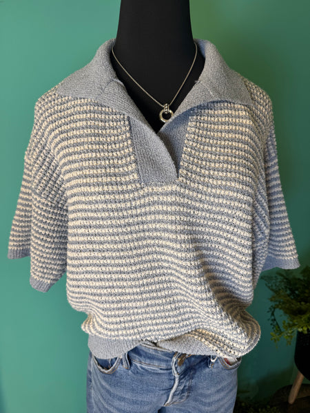 The Blues Knit Sweater