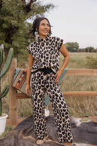 Entro The Leopard Knit Pant
