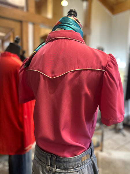 Howdy Hanny The Pearl Snap Short Sleeve Top