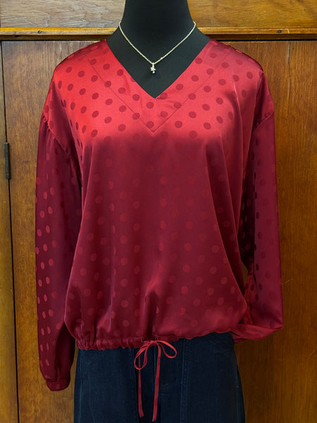 Polka Dot Long Sleeve Top
