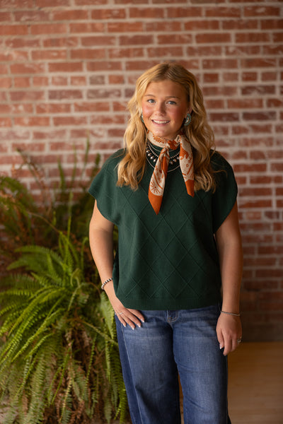 Down South Doily in Bandana Orange