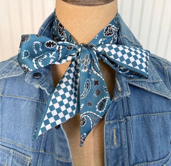 Fringe Scarves Luck Be A Paisley Twilly