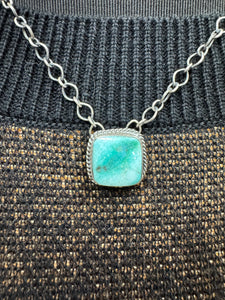 SLL Single Turquoise Stone Necklace