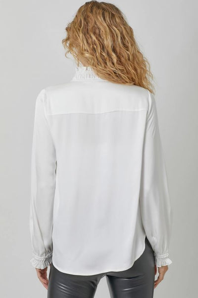 Ruffled Collar Shirt