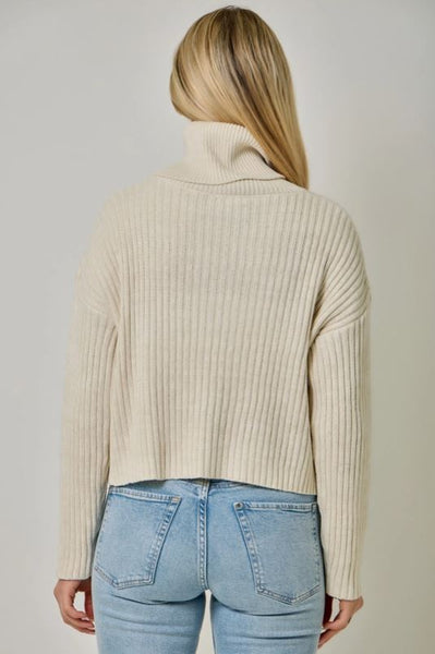 Flag Turtleneck Sweater