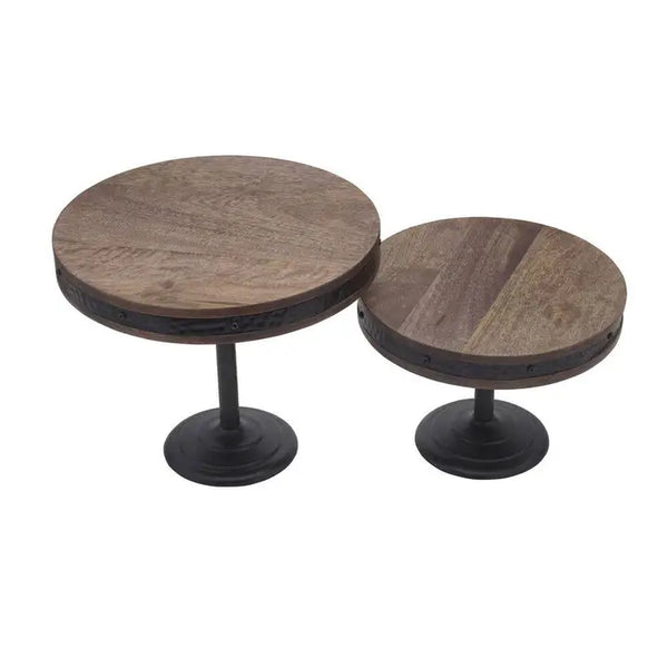 Wilton Armentale Mango Wood Pedestals