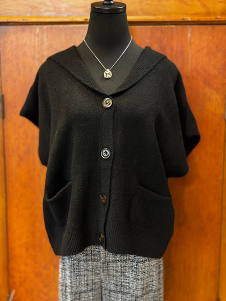 Cardigan Vest Hoodie
