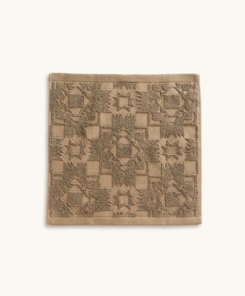 Sculpted Bath Towel in Stone