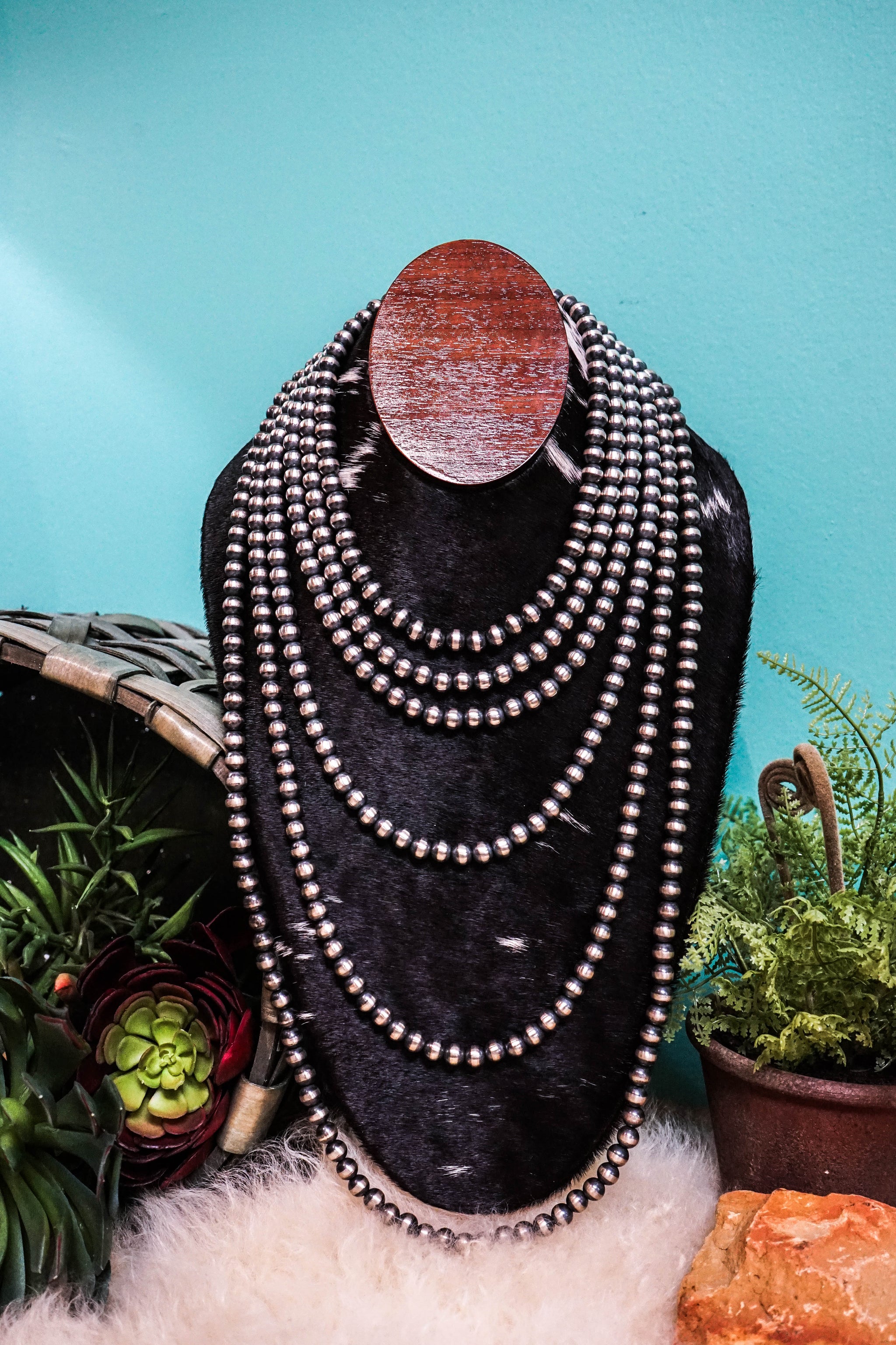 (￣▽￣) さん専用　Indian Jewelry Navajo Pearl 8mm Navajo Pearl Necklace – Cummings Carousel