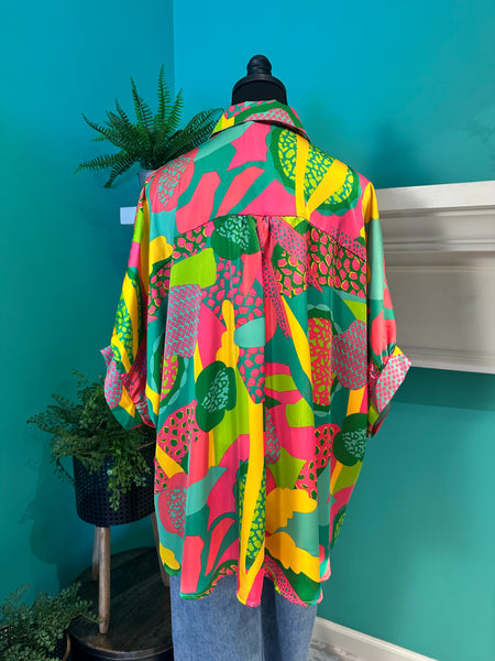 Arizona Oversized Buttondown Tunic