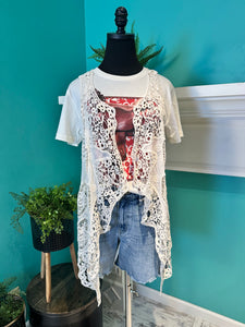 The Lace Vest beauty