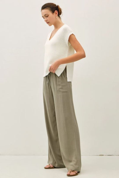 Breezy Cap Sleeve Sweater Top