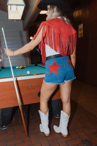 Fringe Fever Suede Collar
