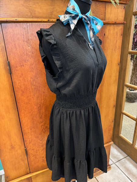 Ruffle Smocked Waist Dress