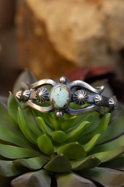 ALZ Berry & Turquoise Cuff Bracelet