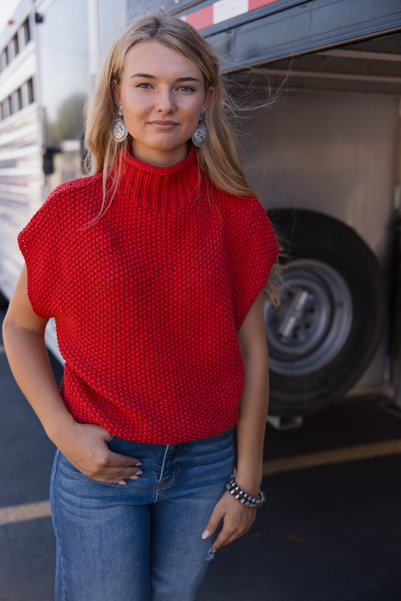 She & Sky Sweater Game Day Knit