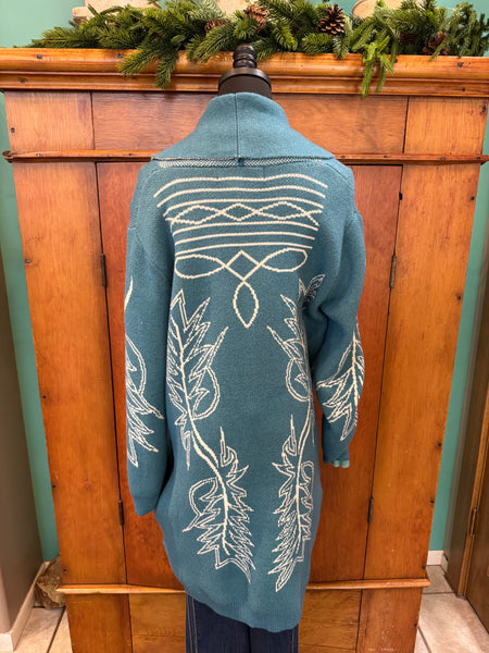 Lucky & Blessed Boot Stitch Cardigan