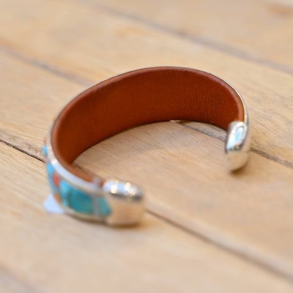 PBD Charlie Favour Turquoise Spiny Oyster Cuff