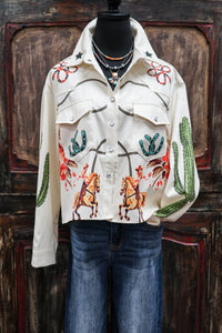 Rodeo Cowgirl Shirt/Jacket