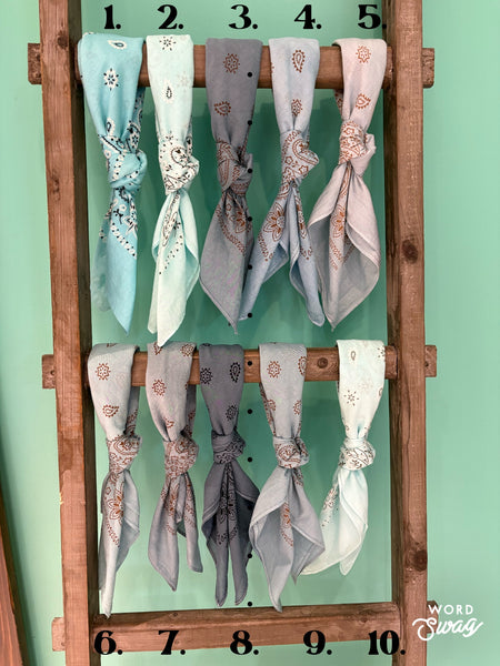 Cowboy Blue Bandannas