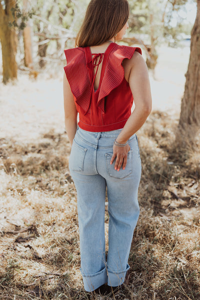 Top Stitch Crop Top