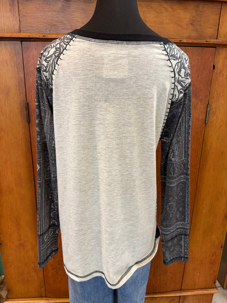 Double D Ranch Hide Tickler Top