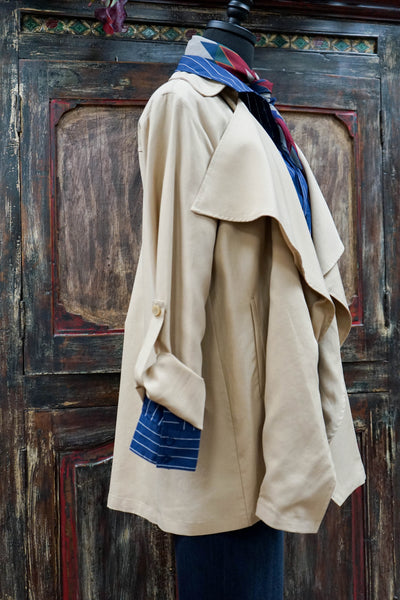 Open Front Trench Jacket