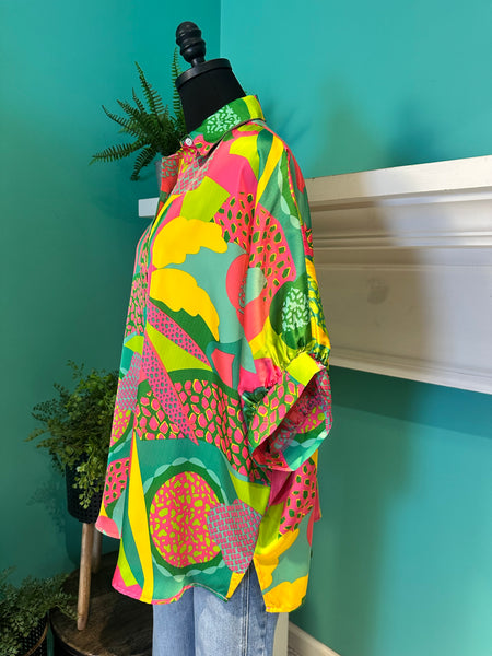 Arizona Oversized Buttondown Tunic