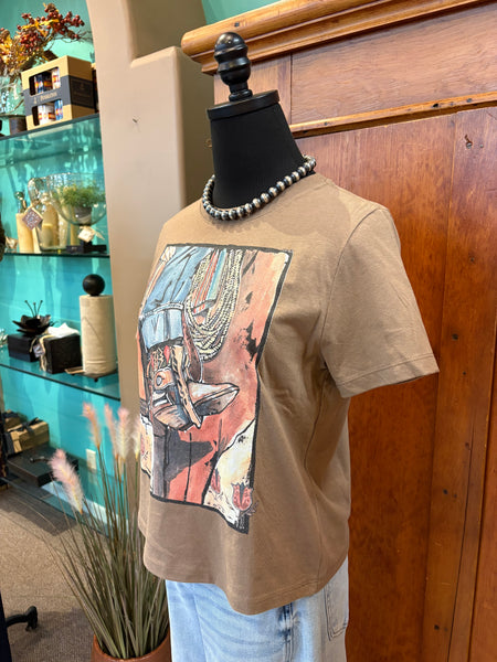 Boot and Stirrup Boxy Tee