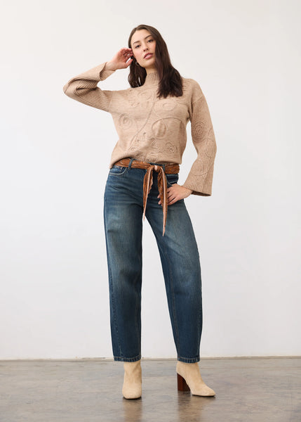 Girlfriend Barrel Leg Jeans
