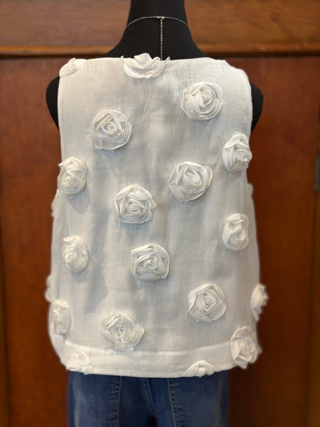 Joseph Ribkoff Rose Sleeveless Top