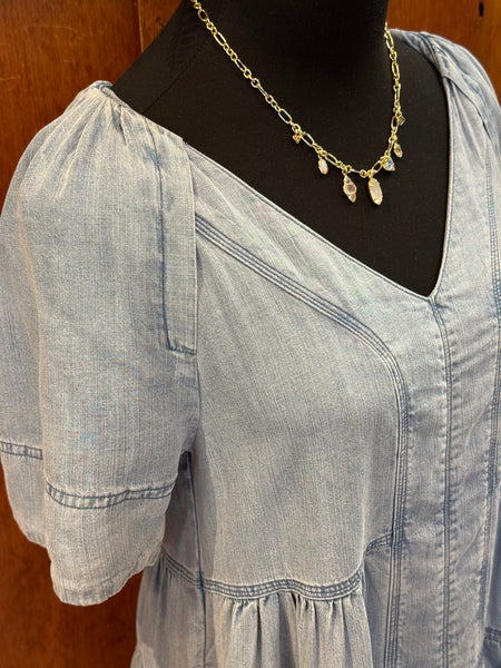 Denim Tencel Dress