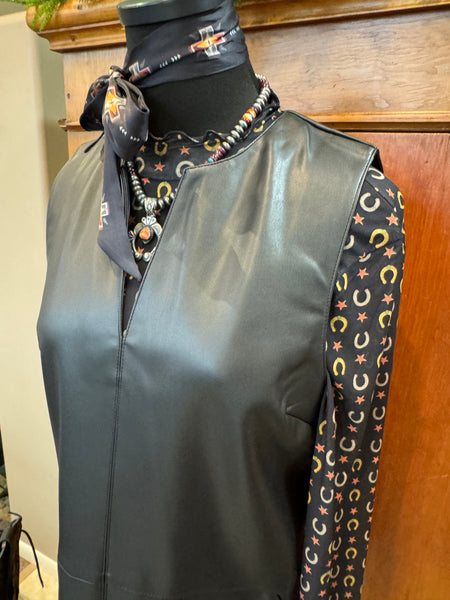 THML Leather Dress with Pockets