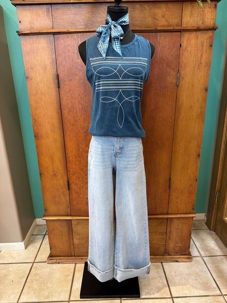 Boot Stitch Tank Top