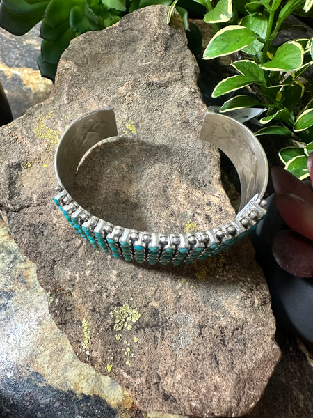 85 Stone Cuff Turquoise Bracelet