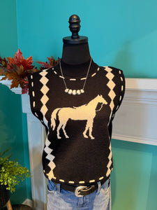 THML Horse Vest Sleeveless