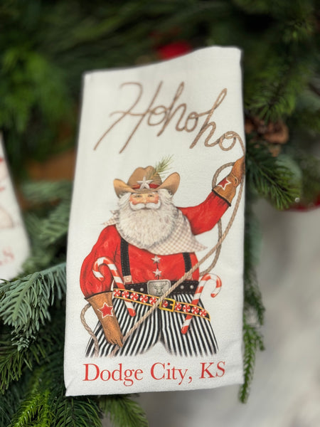 MLT Santa Lasso Bagged Towel- Custom