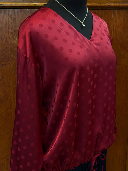 Polka Dot Long Sleeve Top