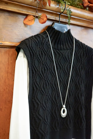 Layered Shirt with Sweater