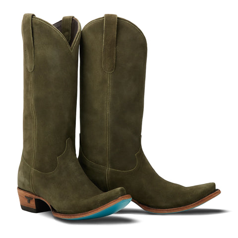 Lane Boots Emma Jane Boot Olive Suede