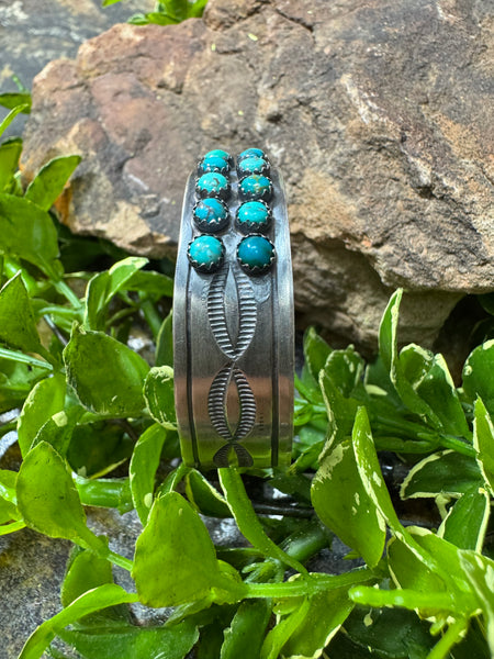 Two Row Turquoise Bracelet