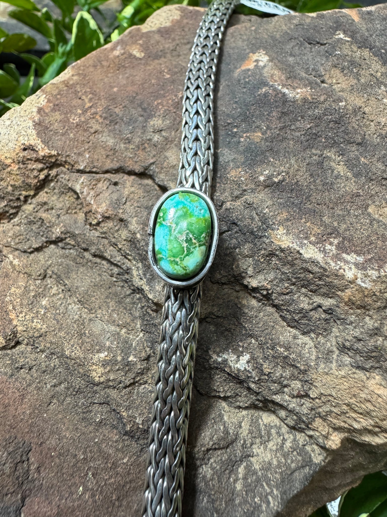 Bali Chain Sonoran Gold Turquoise Bracelet