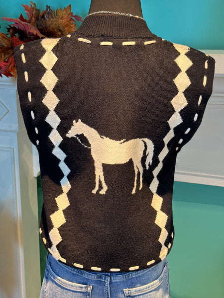 THML Horse Vest Sleeveless