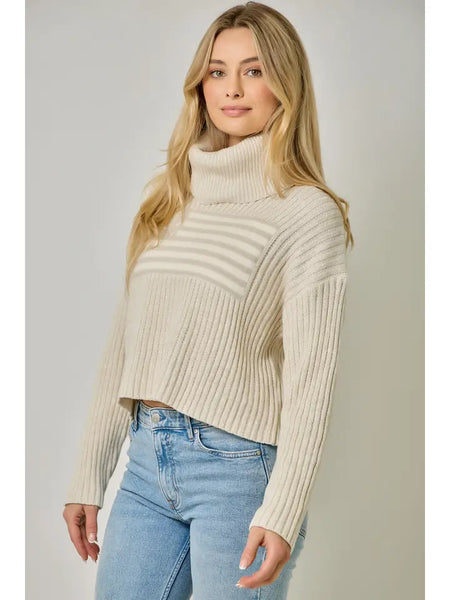 Flag Turtleneck Sweater