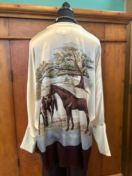 Double D Ranch Horse Sense Top