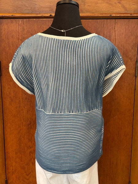 FDJ Ottoman Cap Sleeve Sweater