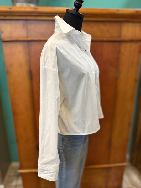 Esqualo Folded Cuff Blouse