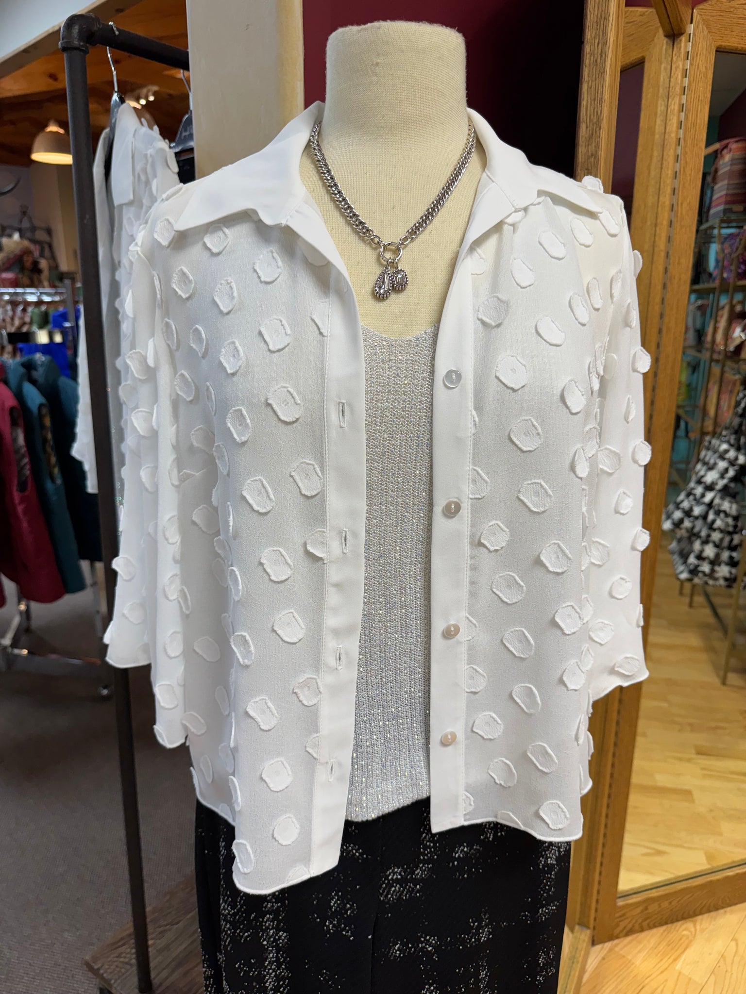 Joseph Ribkoff The Circle Blouse – Cummings Carousel
