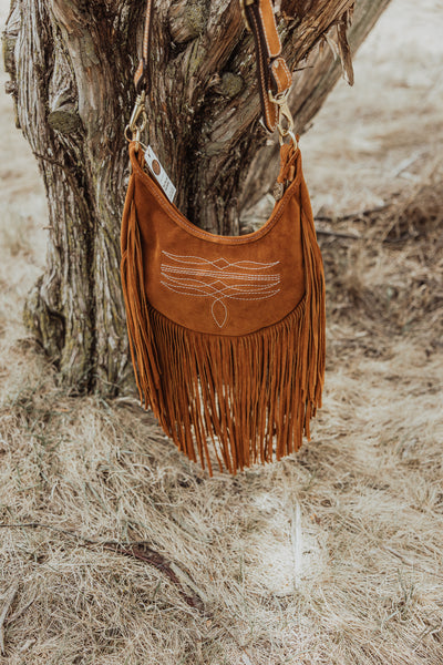 Half Moon Hobo with Fringe